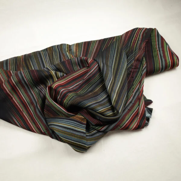 viscose zwart fel streep