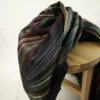 viscose zwart fel streep