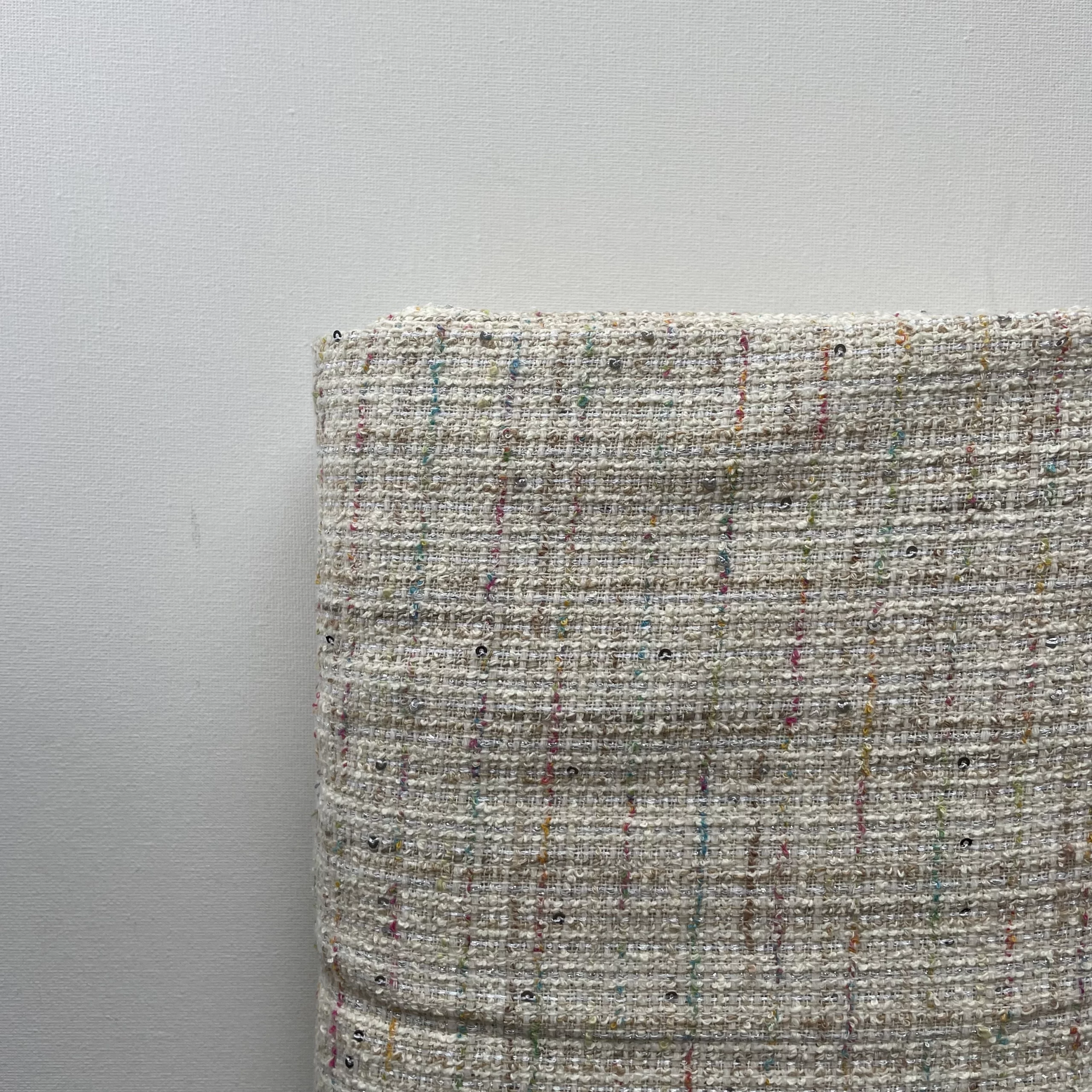 Chanel Boucle Ecru Pailletjes