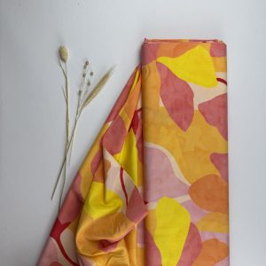 Katoentje Roze Geel Bloem