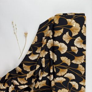 Viscose Ginko Blauw Camel