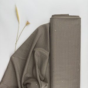 Gabardine Ruit Pailletjes